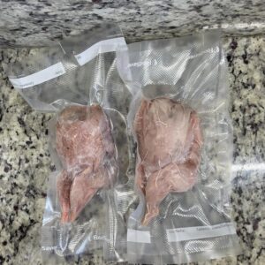 Whole, Cleaned Quail Meat